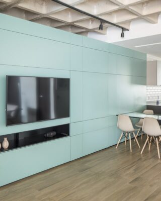 Appartamento moderno di 104 mq con cucina open space
