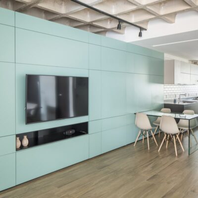 Appartamento moderno di 104 mq con cucina open space